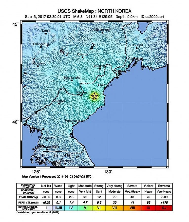 Ядрен опит с водородна бомба разтресе Корейския полуостров /ОБНОВЕНА/