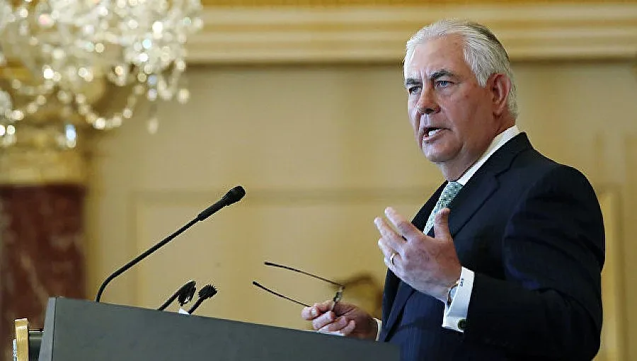 Тилърсън благодари на Мексико за помощта след урагана "Харви"