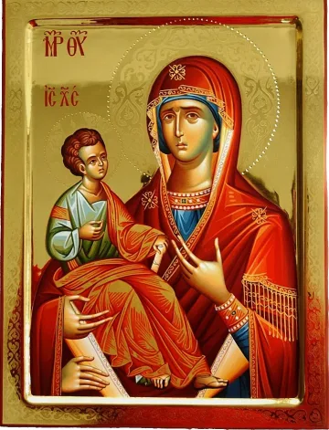 Полагане честния пояс на Пресвета Богородица