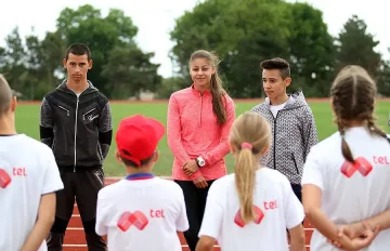 Начева с урок за талантите от „Мтел атлетика за младежи"