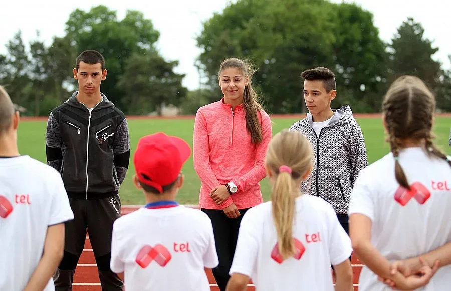 Начева с урок за талантите от „Мтел атлетика за младежи"