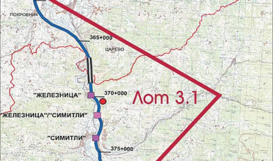 На 31 август започва строеж на нова отсечка от магистрала "Струма"