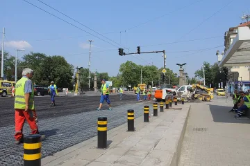 Кола горя на "Цариградско шосе"