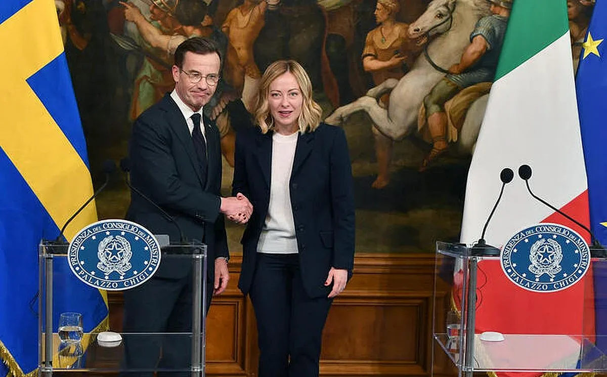 Мелони тропна с крак. Иска гаранции за сигурността на Украйна