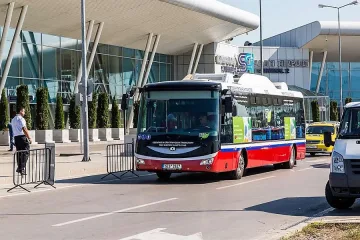 Пускат електробуси между Терминал 1 и Терминал 2