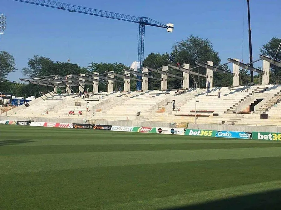 Сектор "В" на "Лудогорец Арена" е почти готов