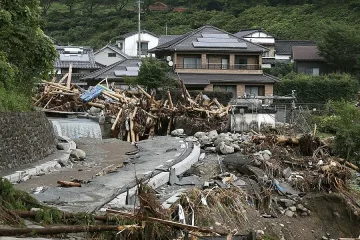 Бедствие с жертви в Япония заради пороите