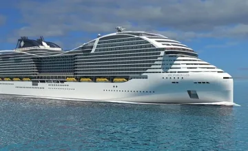 Строят огромни круизни кораби