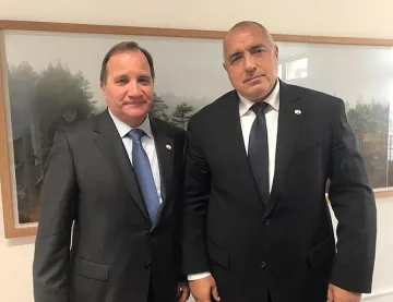 Борисов обсъди мигрантите и еврозоната с премиера на Швеция