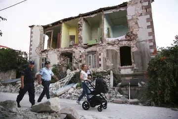 Извънредно положение на остров Лесбос заради труса