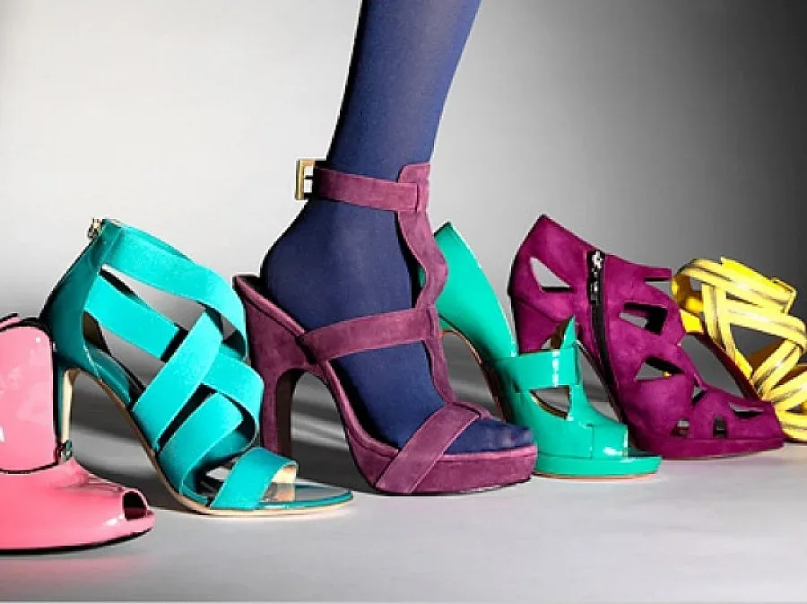 Български обувки на изложение в Италия