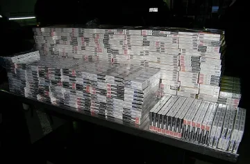 Задържаха 70 000 къса нелегални цигари