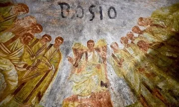 Уникални раннохристиянски стенописи бяха намерени в Рим