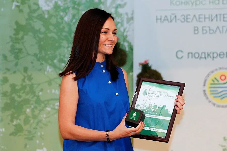 Теленор с първа награда за екологичната си политика