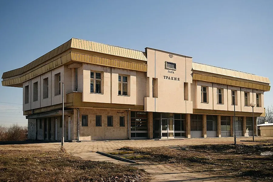 Стадо крави спря влак