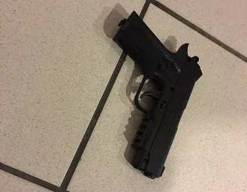 Психар вилня на летище в САЩ