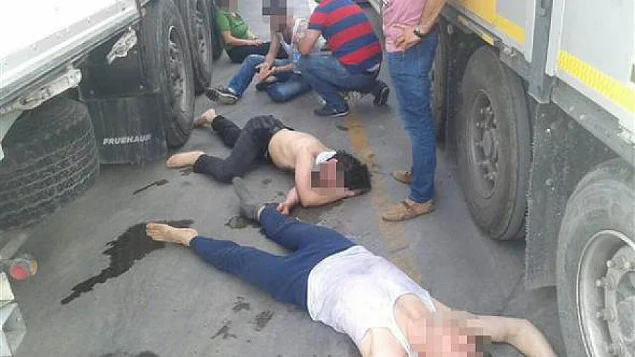 Камион на смъртта край Капитан Андреево