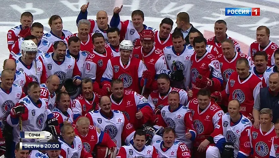 Путин вкара 7 шайби 