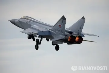 МИГ 31 се разби в Русия