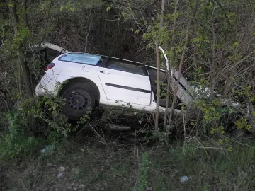 Французи се забиха в дърво край Симитли