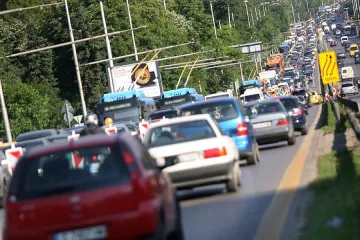 Натоварен трафик по „Цариградско шосе“ и по Южната дъга в посока Панчарево