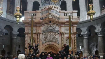 Реставрираха криптата над Гроба Господен в Ерусалим