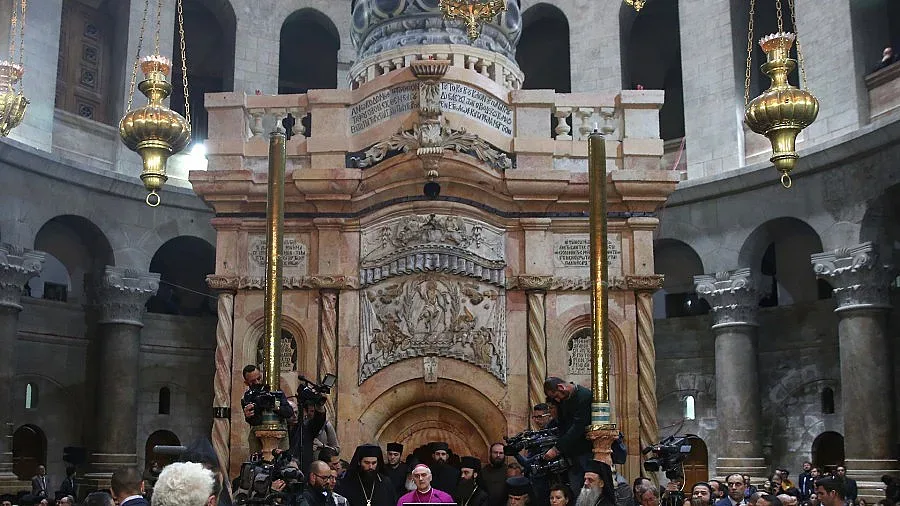 Реставрираха криптата над Гроба Господен в Ерусалим