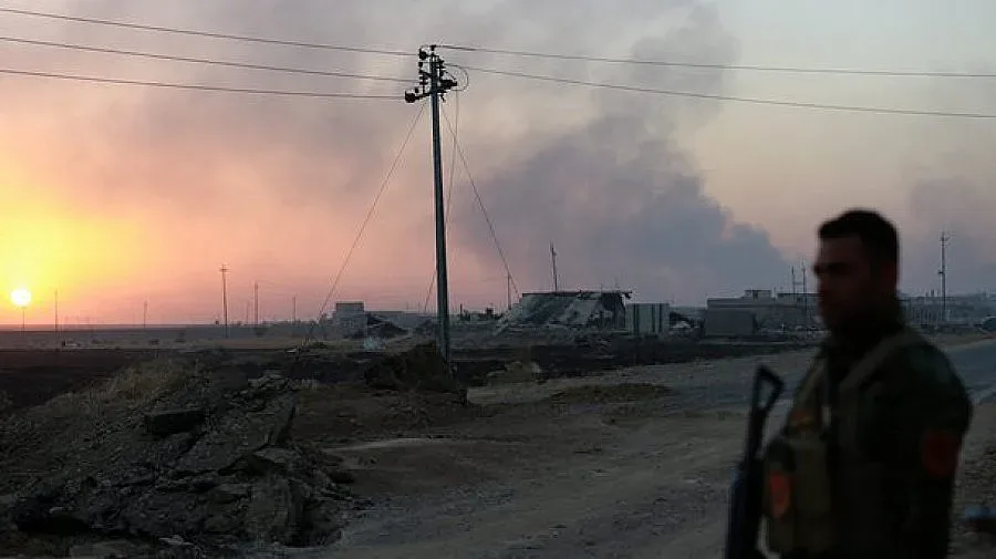 Водената от САЩ коалиция с въздушен десант в Ракка