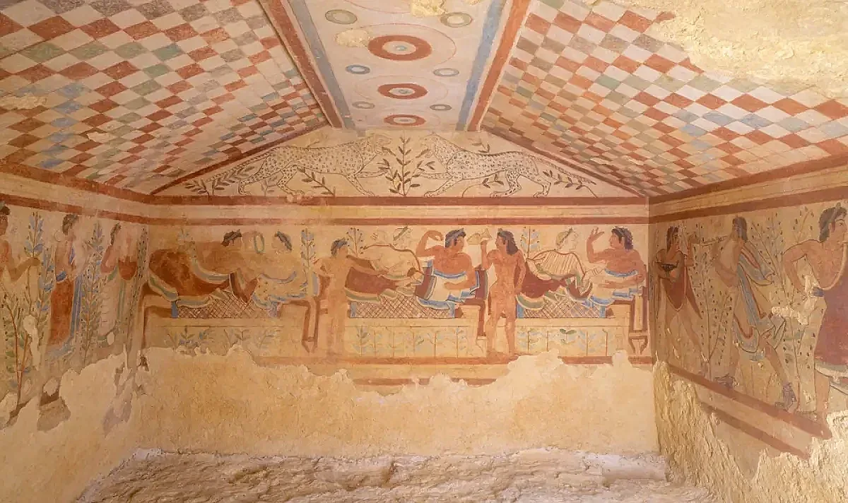 Италия потърква ръце. Откриха гробница с уникална сцена