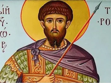 Св. Теодор Тирон предпазил християните от грях