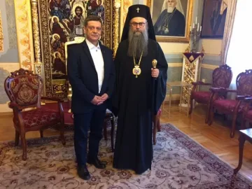 Митрополит благослови ген. Попов