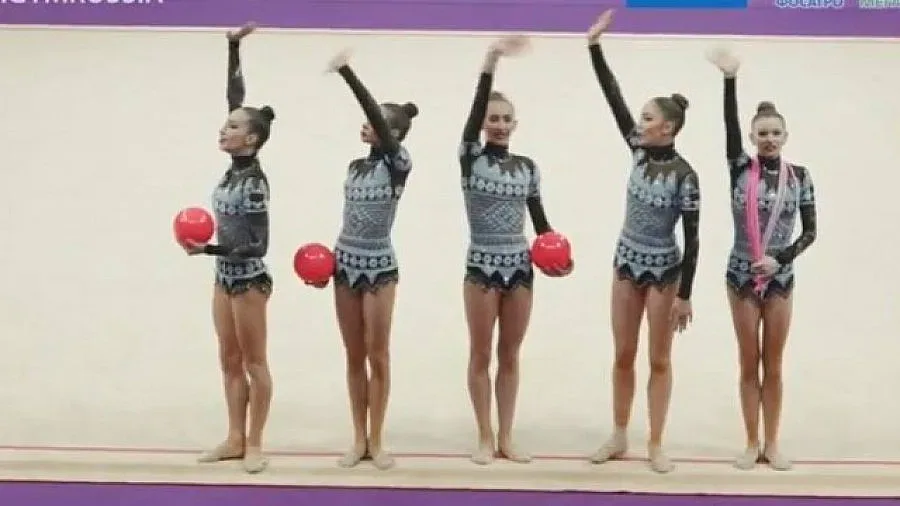 Сребърен медал за българският ансамбъл по художествена гимнастика