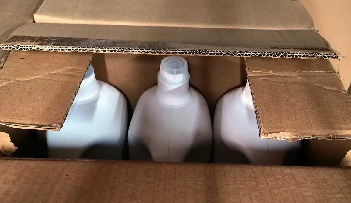 Полицията излови купища фалшиви перилни препарати