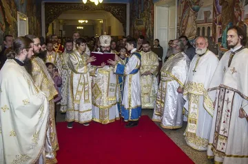 Литургия за св. Три светители в Богословския факултет 