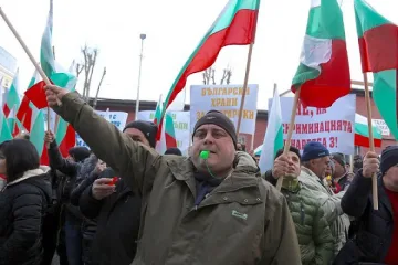Протест за субсидиите на фермерите