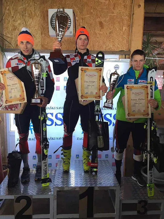 Камен и Вера с подиуми в Загреб