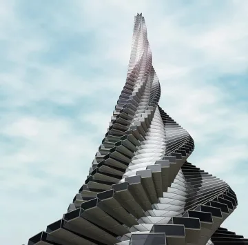 Небостъргач, висок 5 км, яде смог