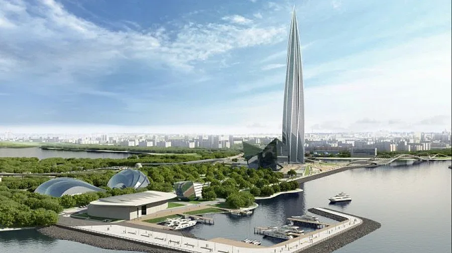 "Газпром" вдига най-високата сграда в Европа