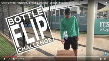 Гришо се включи в предизвикателството с бутилка (ВИДЕО)