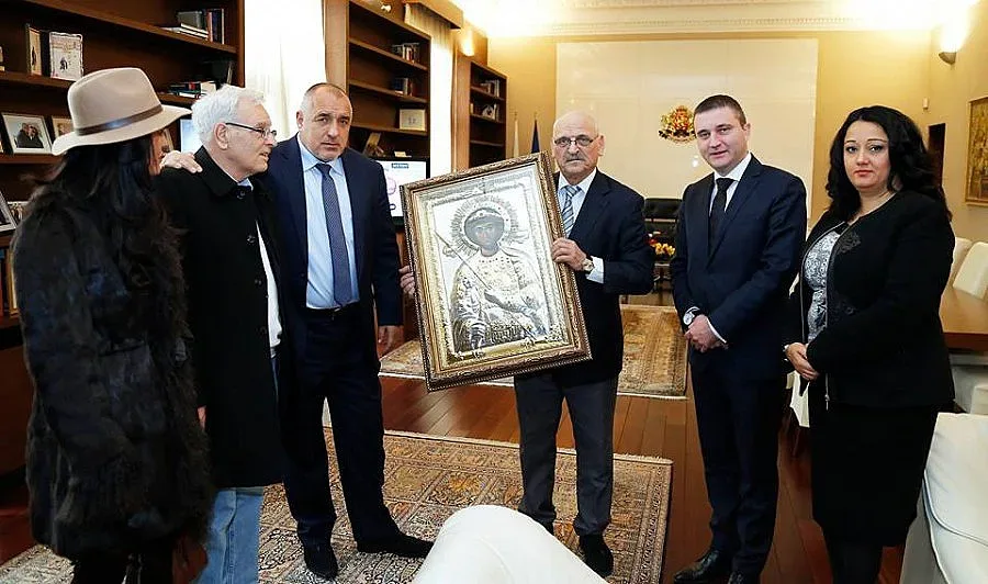 Икона на Св. Георги за Борисов