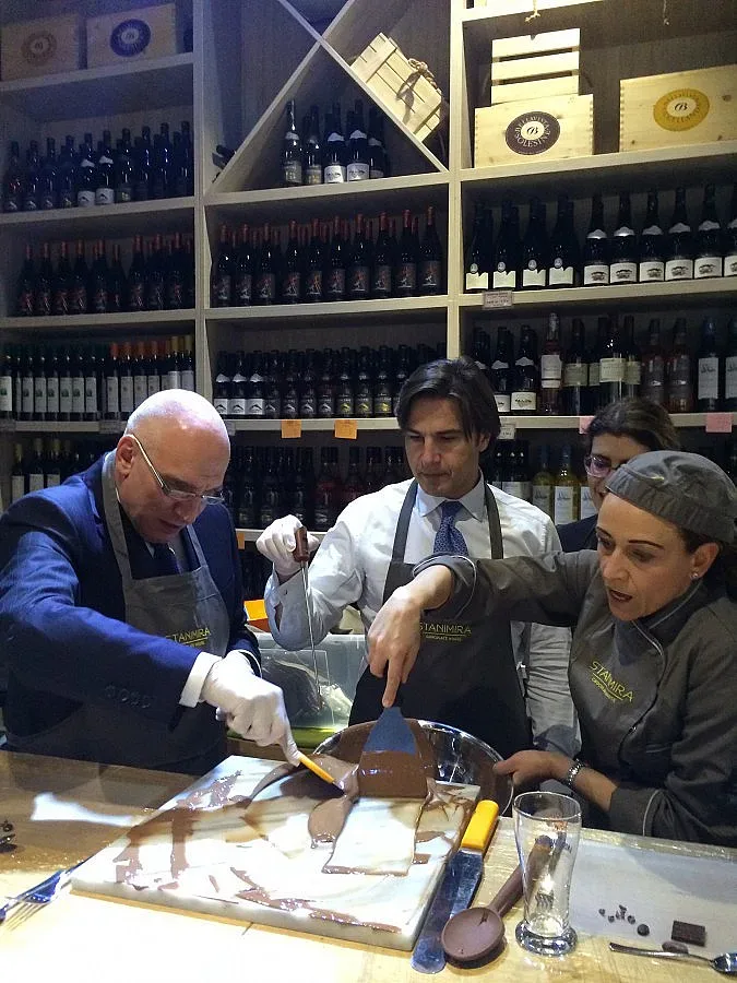 Банкери правят шоколадови бонбони