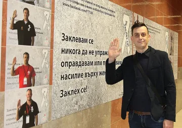 Родни  джентълмени се снимат  за кампанията #Заклех се!