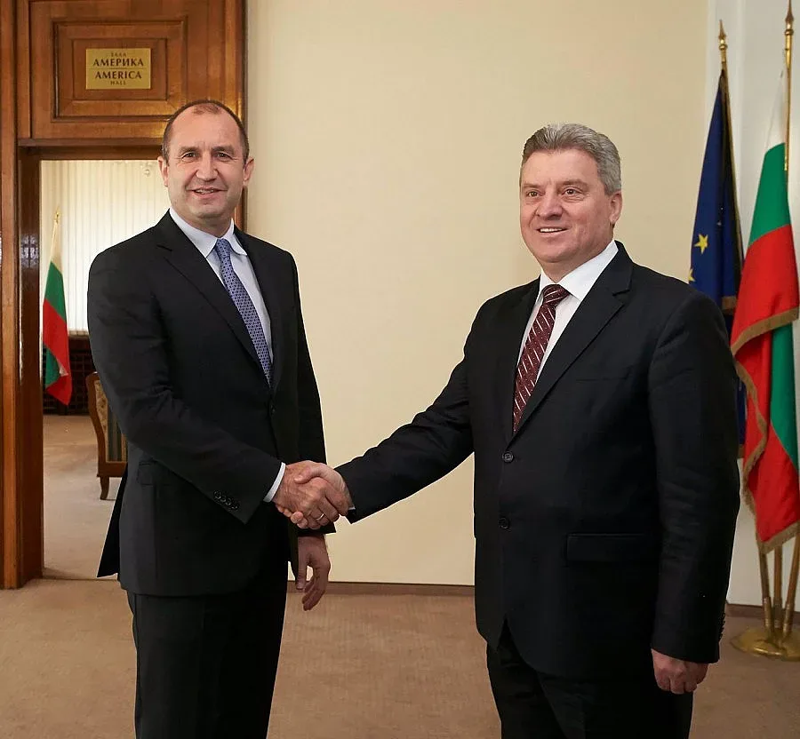 Румен Радев на разговор с македонския президент