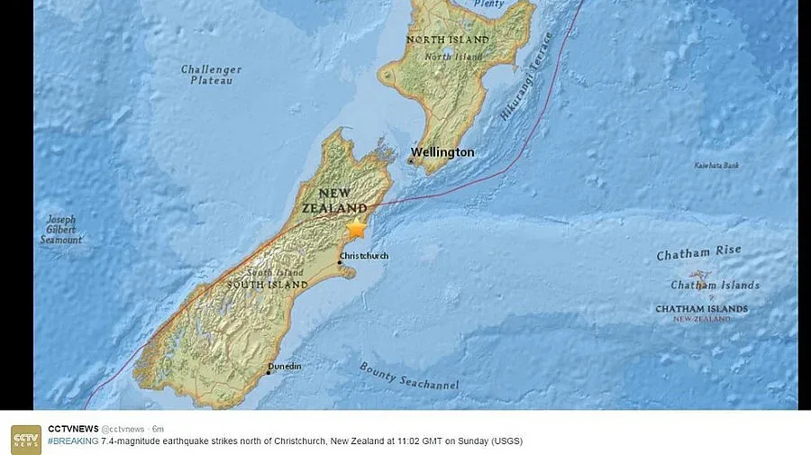 Трус от 7.9 удари Нова Зеландия