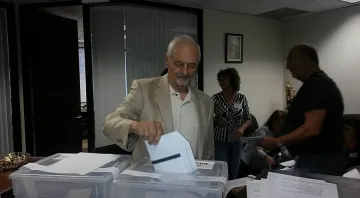 Тед Кочев гласува за БГ президент