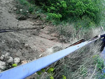 Струмяни укрепва свлачище с пари от Европа