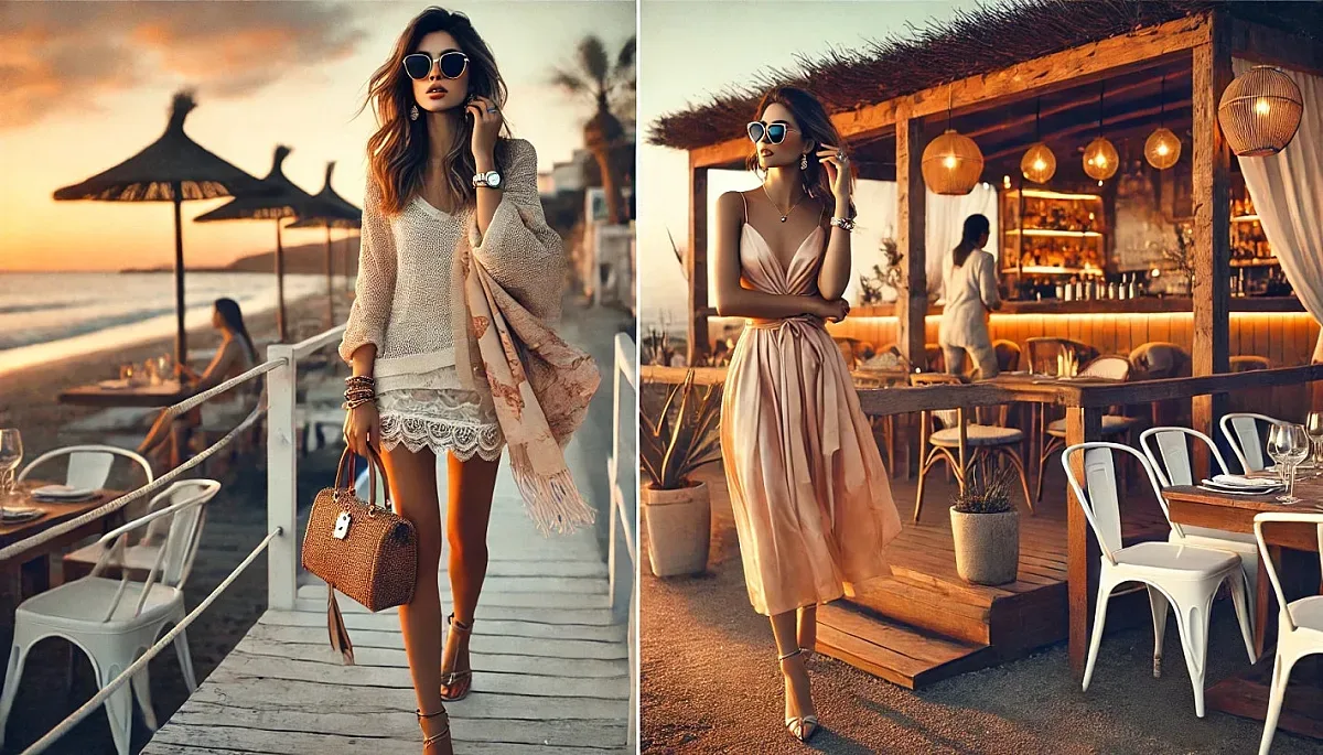 От плажа до вечерния бар: Комбиниране на плажното облекло за вечерен аутфит