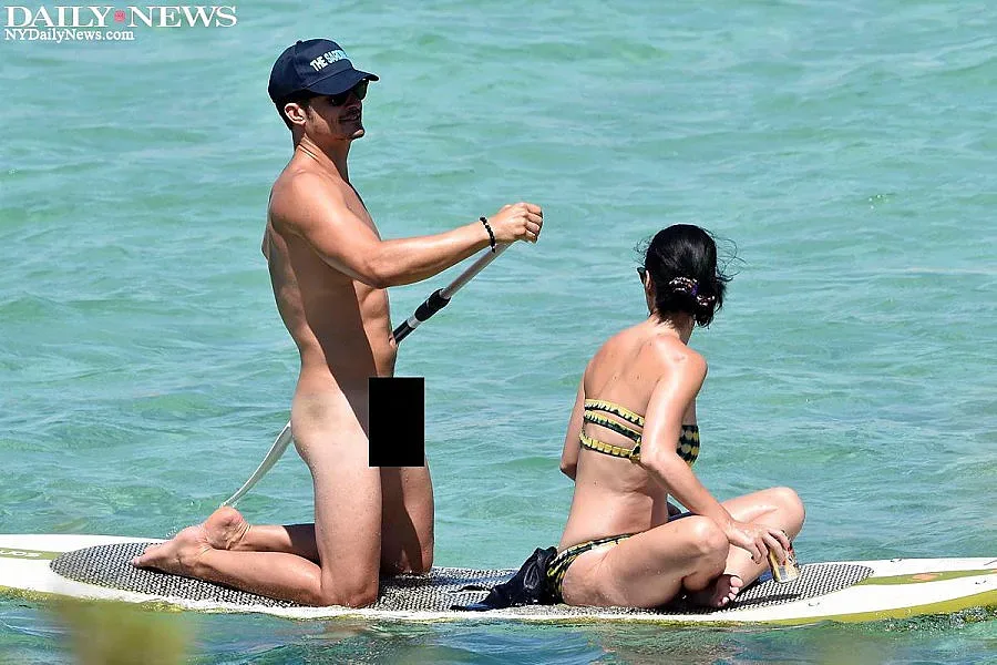 Голият Орландо вози Кейти Пери