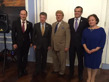 Андрей Ковачев на среща с президента на Колумбия