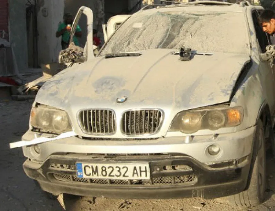 Колата, взривена в Сирия, с фалшив смолянски номер